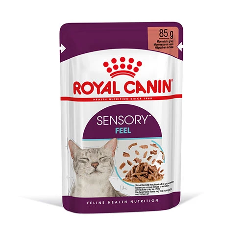 Royal Canin Sensory Feel in Gravy Adult Yetişkin Kedi Konservesi 6 Adet 85 Gr