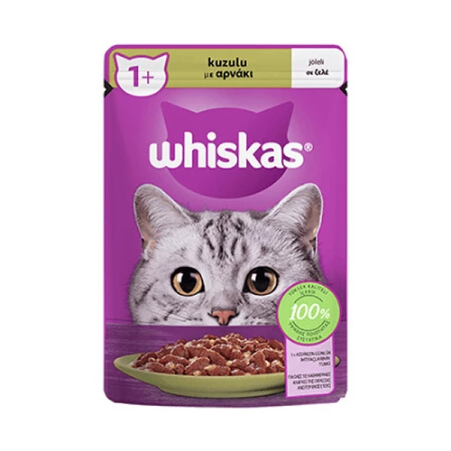 Whiskas Pouch Jöle İçinde Kuzulu Yetişkin Kedi Konservesi 6 Adet 85 Gr ürün görseli