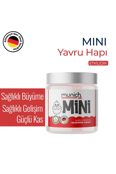 Munich Vet Güvercin Yavru Ve Anaç Hapı 2 li Set Arı Polen li - Mini Kara Hap - 3