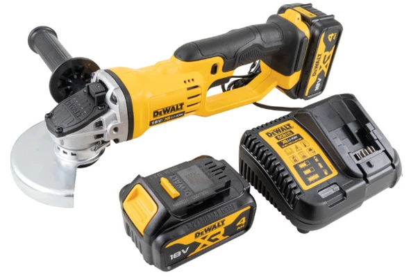 Dewalt DCG412M2 18V 4.0 Ah Li-Ion 125mm Çift Akülü Profesyonel Avuç Taşlama