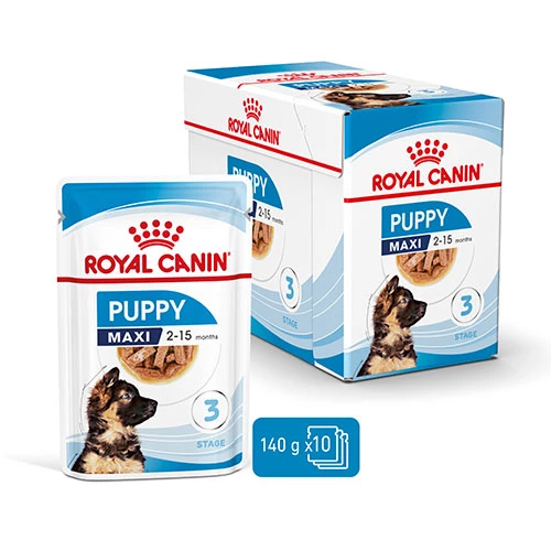 Royal Canin Maxi Puppy Gravy Yavru Köpek Konservesi 10 Adet 140 Gr - Resim 2