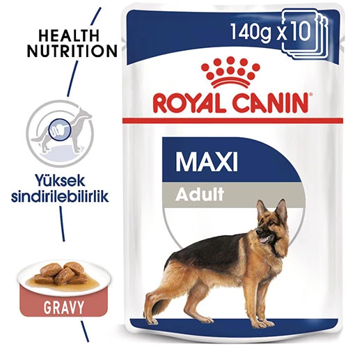 Royal Canin Maxi Adult Gravy Yetişkin Köpek Konservesi 10 Adet 140 Gr