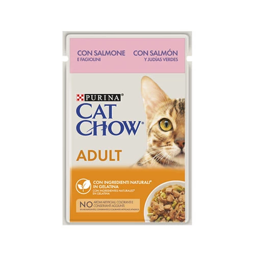 Cat Chow Pouch Somonlu Yetişkin Kedi Konservesi 85 Gr ürün görseli