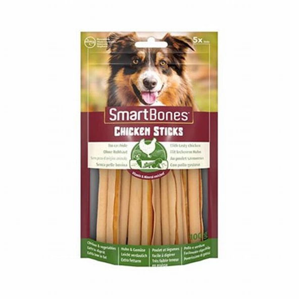 SmartBones Tavuklu Stick Köpek Ödülü 100 Gr ürün görseli