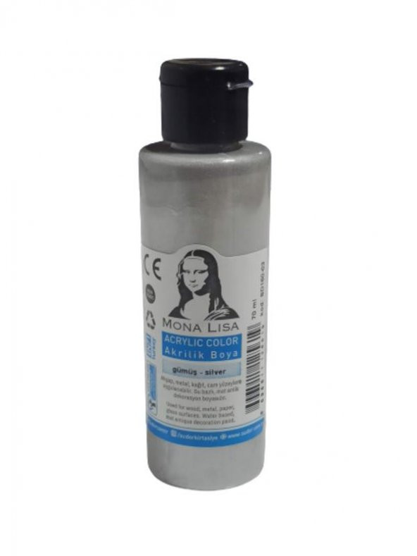 MONA LISA AKRILIK BOYA 70 ml GUMUS (SD160-03) ürün görseli 1