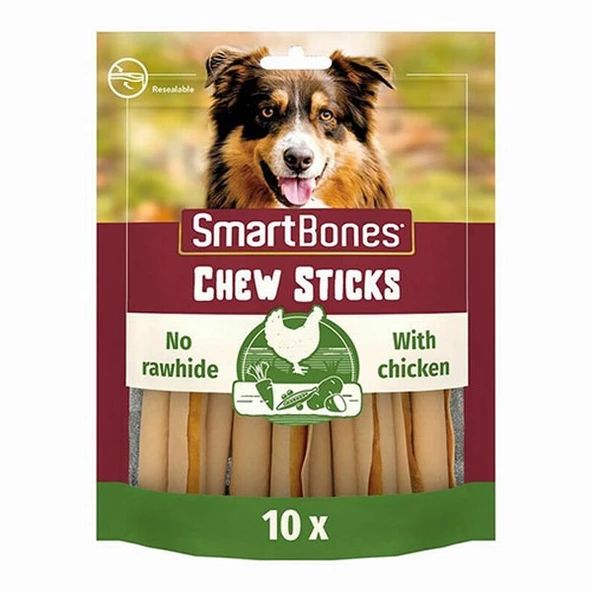 SmartBones Tavuklu Stick Köpek Ödülü 200 Gr