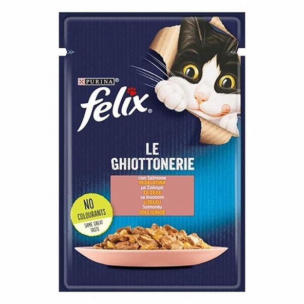 Felix Pouch Somonlu Yetişkin Kedi Konservesi 12 Adet 85 Gr