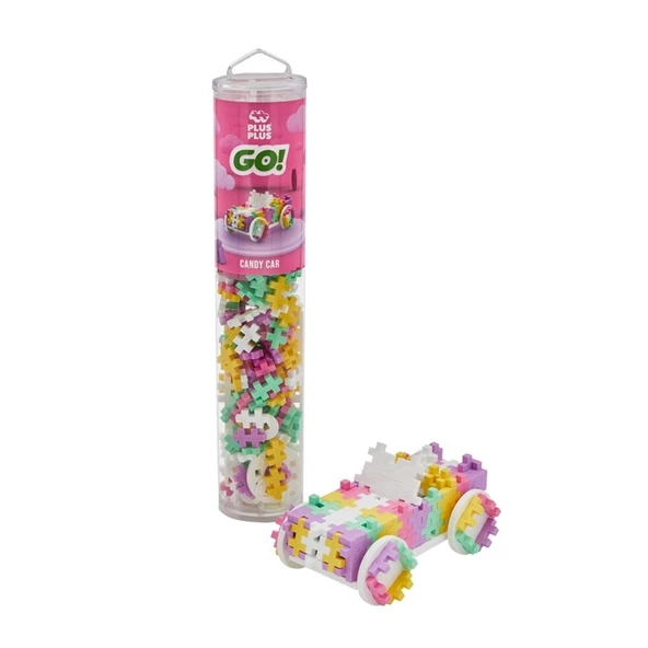 PLUS-PLUS COLOR CARS CANDY / 200 PCS TUBE