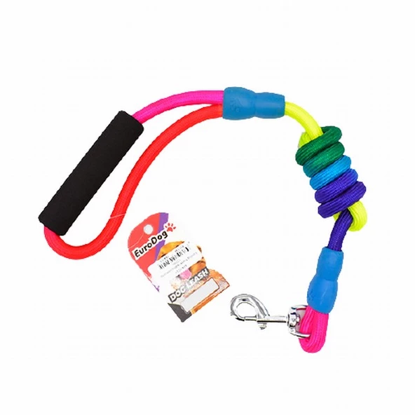 EuroDog Köpek Uzatma Tasması Gökkuşağı 120 Cm ürün görseli 1