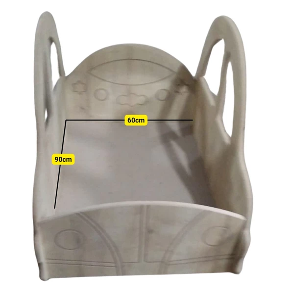 MukoToys Vosvos Temalı Sallanan Beşik Mdf 103x65cm - 2