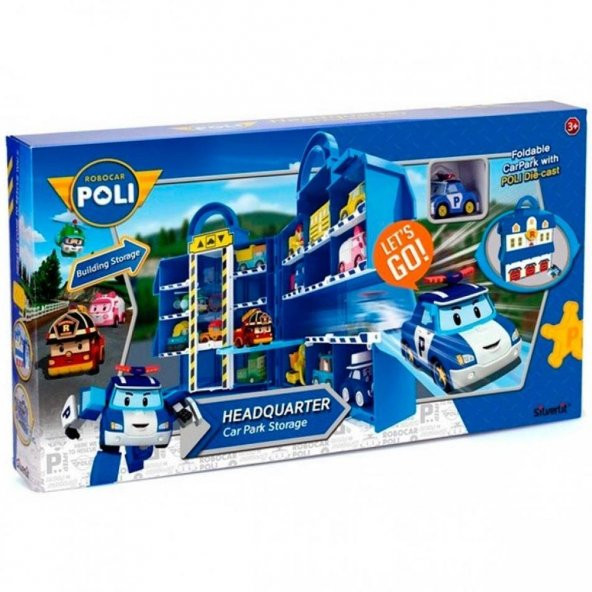 Robocar Poli Ana Merkez Araç Kutusu - 1