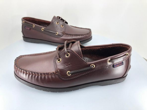 Aronay 086 Ayr Timberland Marine El saraçlı 100 Hakiki Deri Erkek  Ayakkabı - 7