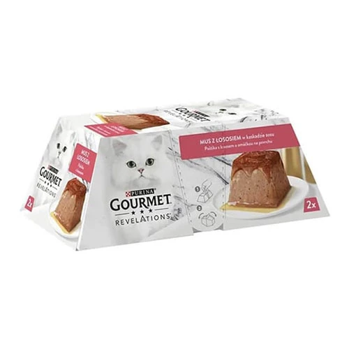 Gourmet Revelations Somon Balıklı Yetişkin Kedi Konservesi 2x57 Gr