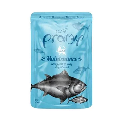 Pramy Maintenance Jöle İçinde Yağsız Ton Balıklı Yetişkin Kedi Konservesi 70 Gr