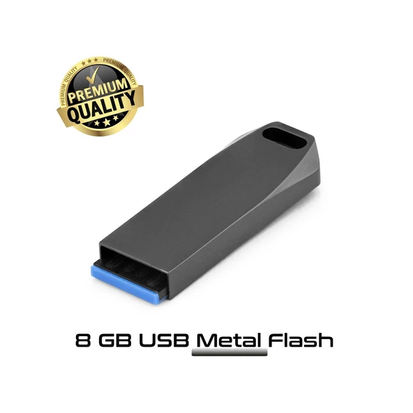 USB 3.0 Flash Bellek Data Transfer Metal Kasa Garantili  8GB