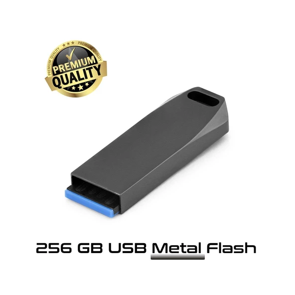 USB 3.0 Flash Bellek Data Transfer Metal Kasa Garantili 256GB