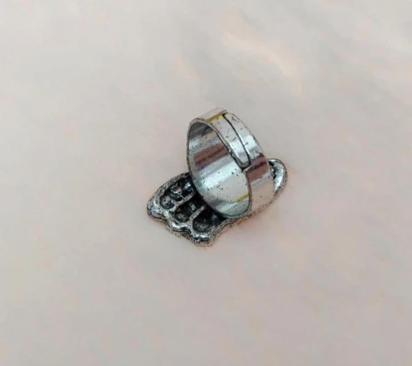 Otantik Tasarım Kadın Yüzük Swaroski Taşlı Yüzük Ayarlanabilir Ölçü - 3