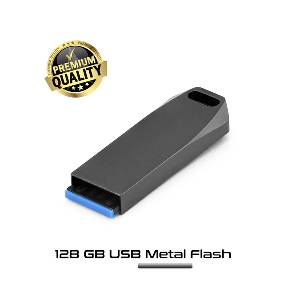 USB 3.0 Flash Bellek Data Transfer Metal Kasa Garantili128GB