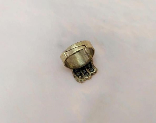 Otantik Tasarım Kadın Yüzük Swaroski Taşlı Yüzük Ayarlanabilir Ölçü - Resim 3