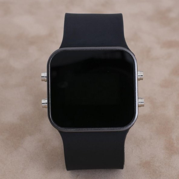 SaaTTino Watch Siyah Kasa Siyah Kordon Led Free Dijital Kol Saati ST-303894 - 2