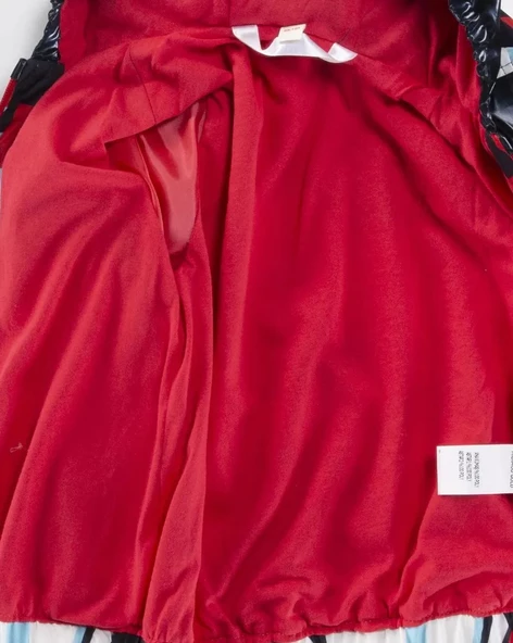 Renkli Kapşonlu Fermuarlı Pamuklu Astarlı Kapşonlu Cepli Kız Erkek Bebek Yağmurluk Mont Tulum Çocuk - 11