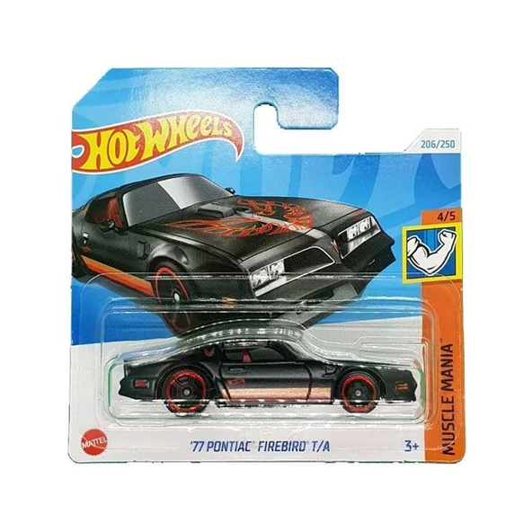 Hot Wheels  '77 Pontiac Firebird T/A 4/5 206/205 Model Araba