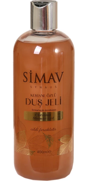 Simav Synaus Kestane Özlü ve Termal Sulu Duş Jeli 2'li Set 400ML + 200ML - 5
