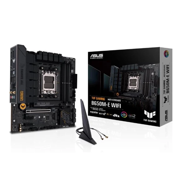 ONTECH - Asus Tuf Gamıng B650m-e Wıfı Ddr5 6400mhz 1xhdmı 2xdp 2xm.2 Usb 3.2 Matx Am5 ( Amd Am5 7000 Serisi İşlemci İle