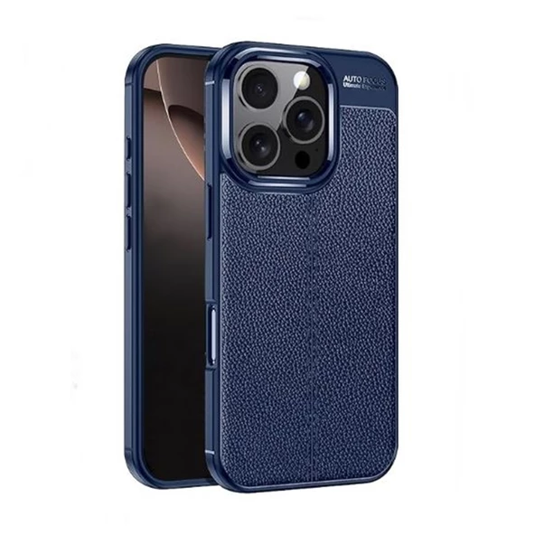 Gpack Apple iPhone 16 Pro Kılıf Niss Silikon Deri Görünümlü - 2