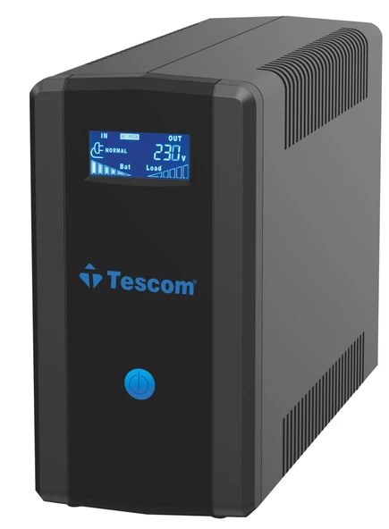 ONTECH - Tescom Leo+ 1200va 1f/1f (2x7ah) 5/10dk Lcd Lıne Interaktıf Ups