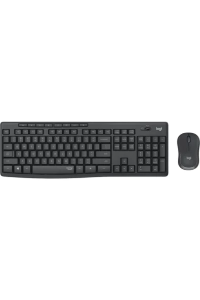 ONTECH - Logıtech Mk295 Q Tr Sessiz Kablosuz Klavye Mouse Set Siyah 920-009804