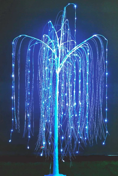 MAGICLEDCORNER Rgb Smart Led Işıklı Söğüt Ağacı 120cm 32 Animasyon - Resim 2