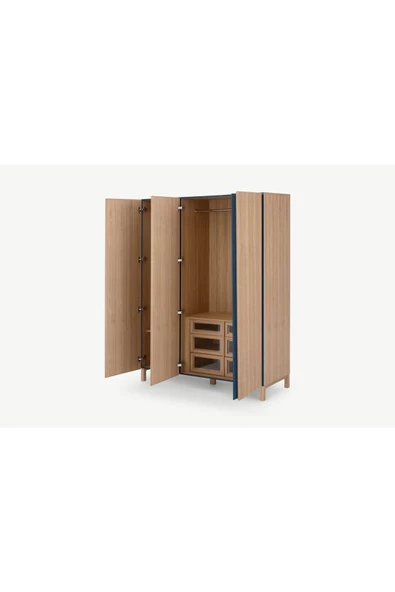 ReMa-design Ahşap Makaron Gardırop - Resim 3