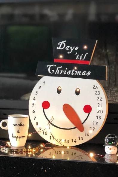 MAGICLEDCORNER Led Işıklı Kardanadam Pano ürün görseli 1