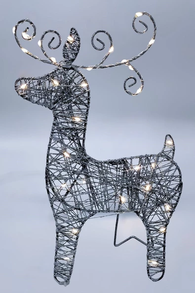 MAGICLEDCORNER Led Işıklı Geyik Ferforje ürün görseli 1