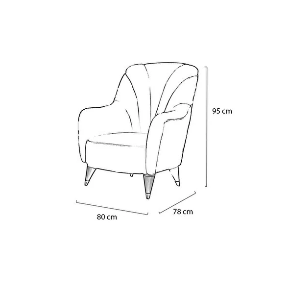Belletto Amoris Üçlü Koltuk Antrasit-berjer Gri 3+1 - 5