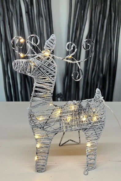 MAGICLEDCORNER Led Işıklı Geyik Ferforje - Resim 2