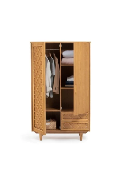 ReMa-design Ahşap Mozaik Gardırop - 4