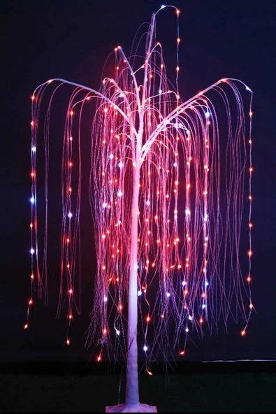 MAGICLEDCORNER Rgb Smart Led Işıklı Söğüt Ağacı 120cm 32 Animasyon - Resim 4