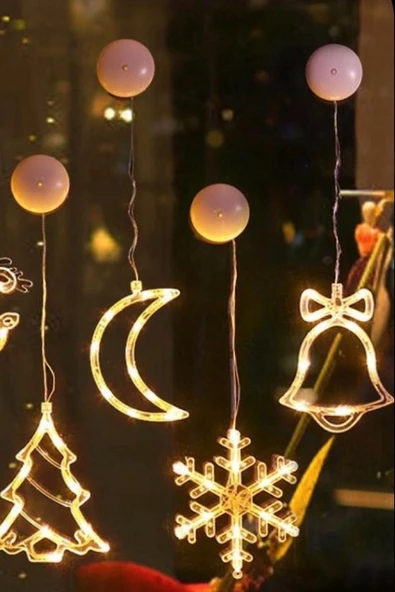 MAGICLEDCORNER Ay Led Işıklı Vitrin,kapı Ve Cam Süsü - Resim 3