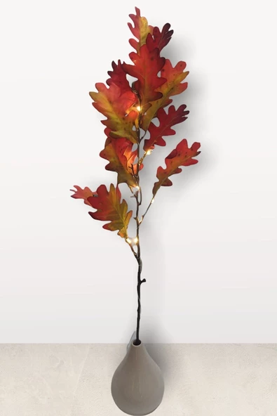 MAGICLEDCORNER Led Işıklı Meşe Yapraklı Sonbahar Dalı - Resim 2