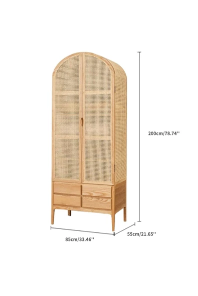 ReMa-design Ahşap Misket Gardırop - Resim 4