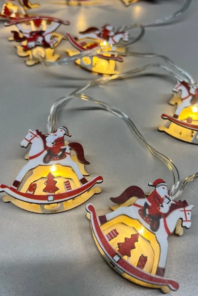 MAGICLEDCORNER Kızaklı At Yılbaşı Led Işık ürün görseli 1