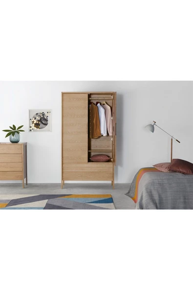 ReMa-design Ahşap TuksonNaturel Gardırop - 3