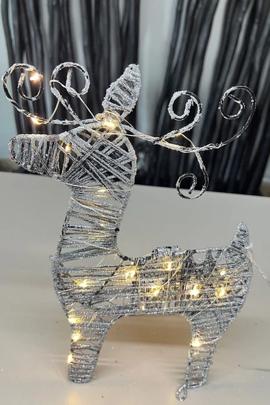 MAGICLEDCORNER Led Işıklı Geyik Ferforje - Resim 4