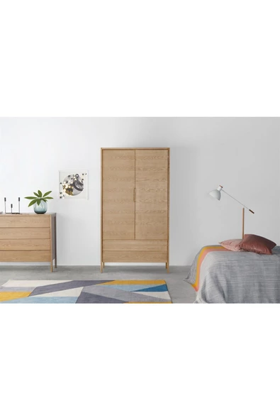ReMa-design Ahşap TuksonNaturel Gardırop