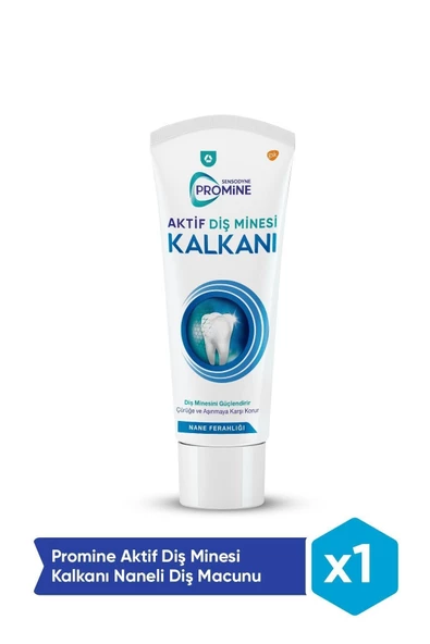 Sensodyne Promine Diş Macunu Aktif Diş Minesi Kalkanı Nane Ferahlığı 75 ml