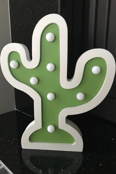 MAGICLEDCORNER Ahşap Kaktüs Pano ürün görseli 1