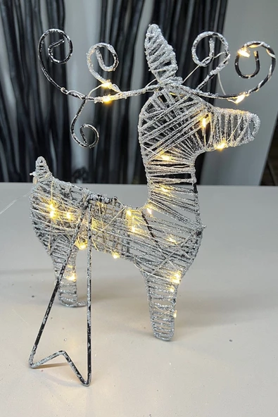 MAGICLEDCORNER Led Işıklı Geyik Ferforje - Resim 3