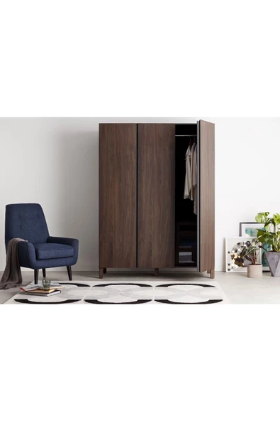 ReMa-design Ahşap KoyuMakaron Gardırop